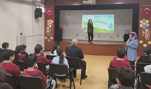 Çocuklara suyun önemi ve verimliliği anlatıldı