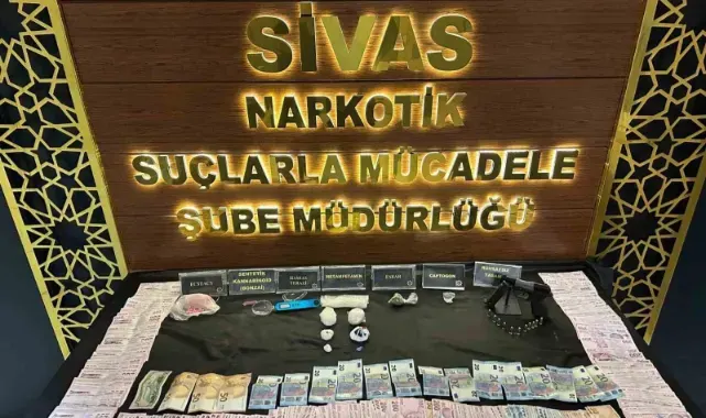 Sivas'ta uyuşturucu operasyonuna 3 tutuklama