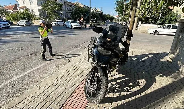 Karaman'da motosiklet kazası: 1 yaralı