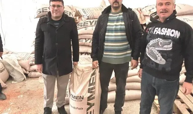 Emet'te doğal afetlerde zarar gören çiftçilere 15 ton arpa tohumu desteği