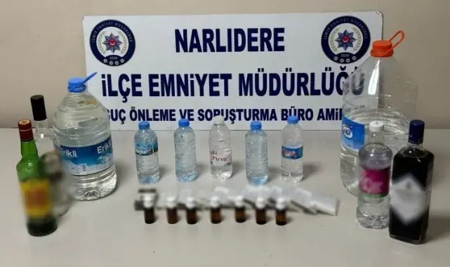 İzmir'de yeni yıl öncesi kaçak alkol operasyonu