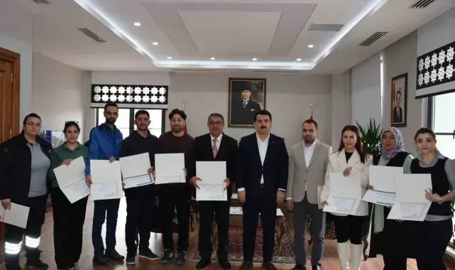 Karapınar'da örnek olan projeye başarı belgesi