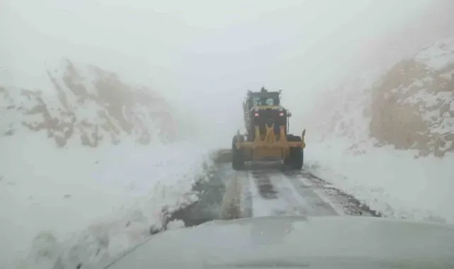Siirt'te kar nedeniyle kapalı olan 28 köy yolu ulaşıma açıldı