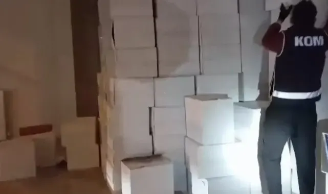 Kayseri'de 900 kilo kaçak tütün ele geçirildi