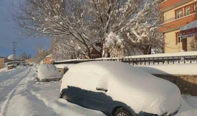 Başkale'de araçlar kara gömüldü, 88 yerleşim yerinin yolu ulaşıma kapandı