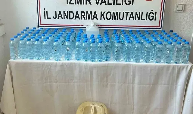 İzmir jandarmasından asayiş denetimi: Binlerce kişi sorgulandı, bin 85 litre etil alkol ele geçirildi