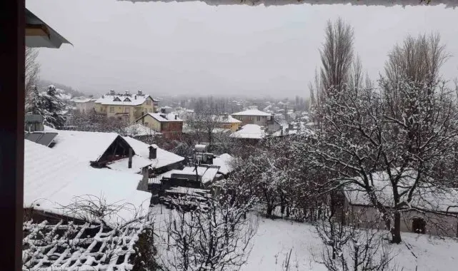 Antalya'da Gömbe Yaylası beyaza büründü