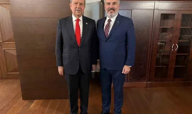 Çerkezköy TSO Başkanı Çetin, KKTC Cumhurbaşkanı Tatar ile görüştü