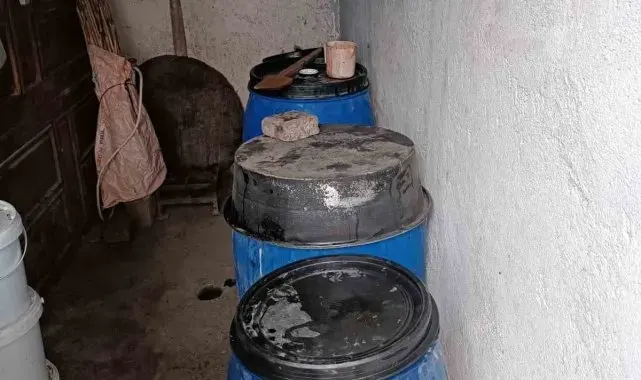 Tokat'ta bin 220 litre sahte içki ele geçirildi