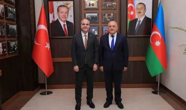 Rektör Uslu'dan Türkiye-Azerbaycan Üniversitesi Ziyareti