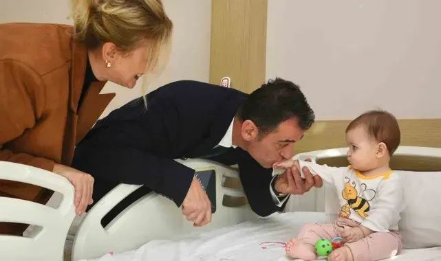 Belediye Başkanı Fuat Köse'den tedavi gören çocuklara moral ziyareti