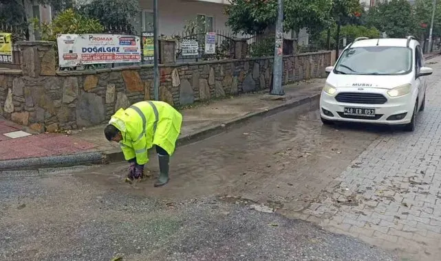 MUSKİ ekipleri yağmur mesaisinde