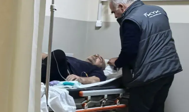 Minibüsün çarptığı adam yaralandı