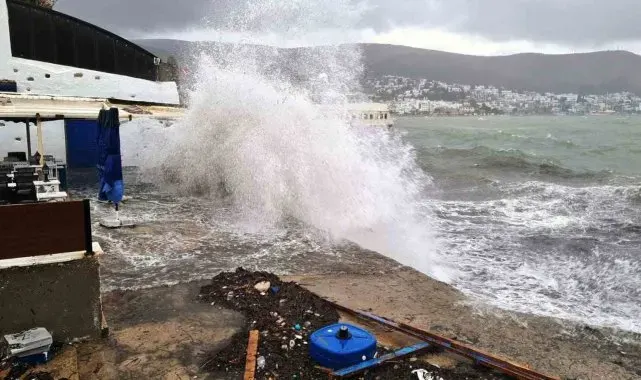 Bodrum-Kaş arasında denizlerde fırtına uyarısı