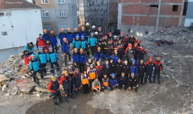 Bayburt AFAD Tokat'taki tatbikatta yer aldı