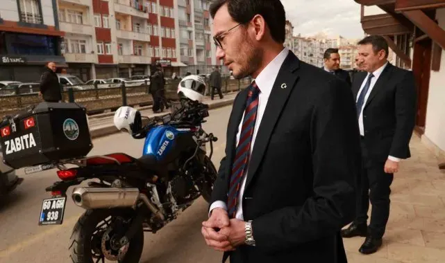 Tokat'ta motorlu zabıta ekipleriyle şehre hızlı ve etkili hizmet