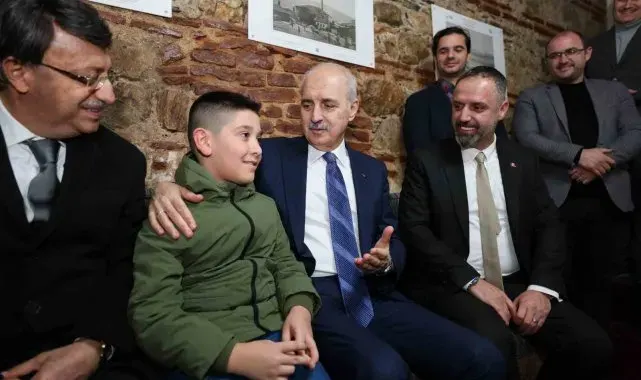 TBMM Başkanı Kurtulmuş, Üsküp'te tarihi Türk çarşısını ziyaret etti