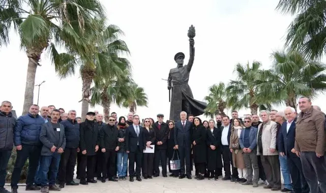 Şehit Asteğmen Kubilay, Kozan'da adına yapılan meydan ve anıtın önünde anıldı
