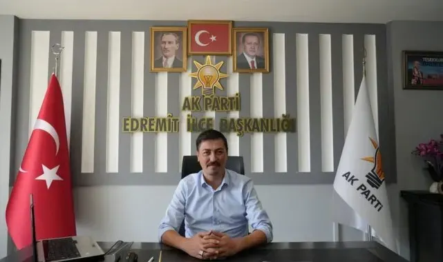 AK Parti Edremit İlçe Başkanı Ertaş'tan su sorunu açıklaması