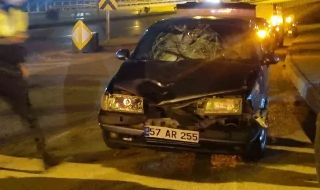 Sinop'ta otomobilin çarptığı yaya öldü
