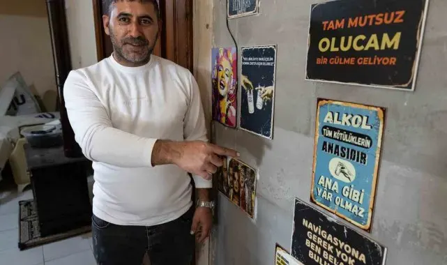 Kendini evinde sanan ve mağazada sızan adama uyuduğu yatak hediye edildi