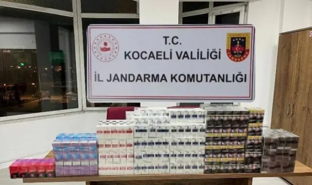 Körfez'de 512 karton kaçak sigara ele geçirildi