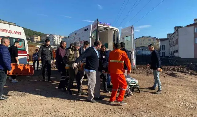 Hastane inşaatında çalışan işçi asansör boşluğuna düştü