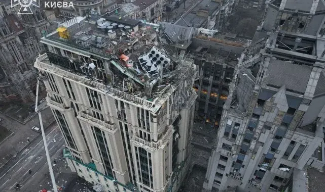 Rusya'dan Kiev'e 8 füzeyle saldırı: 1 ölü, 7 yaralı