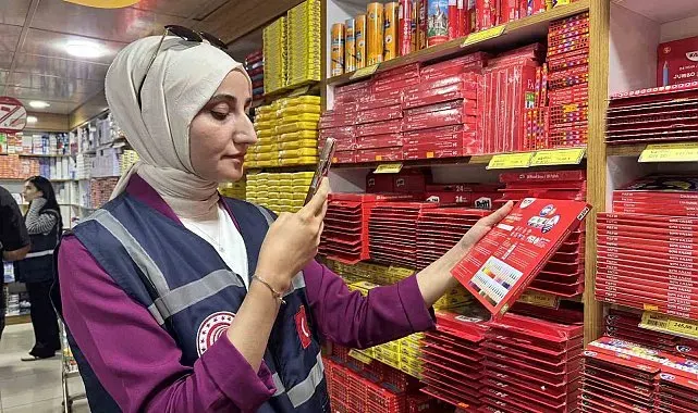 Van'da kırtasiyelerde okul sezonu öncesi denetim