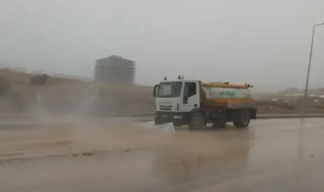 Battalgazi'de cadde ve sokaklar temizleniyor