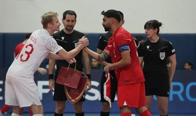 Futsal A Milli Takımı 2026 Avrupa Şampiyonası ilk maçı için ETÜ'de parkeye çıktı