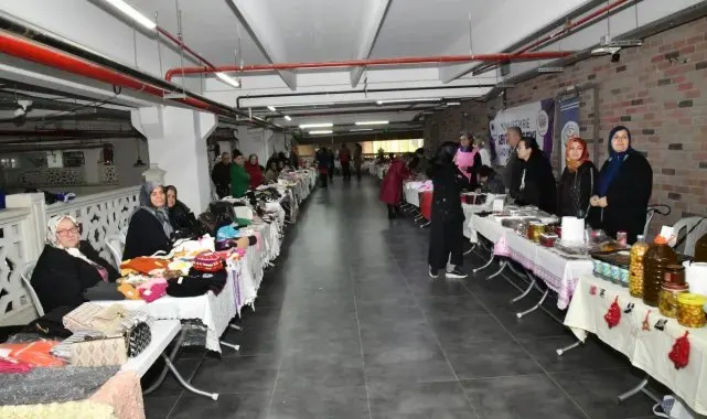 Evde üreten kadınlar için pazar açıldı