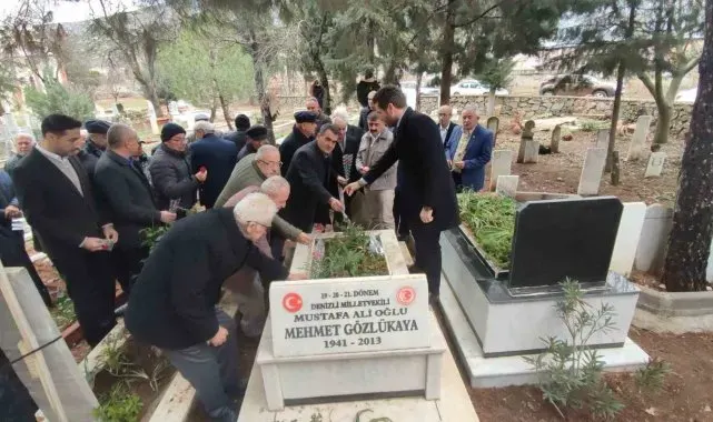 Başkan Tatık, Denizli'nin sevilen siyasetçisi Gözlükaya'yı unutmadı