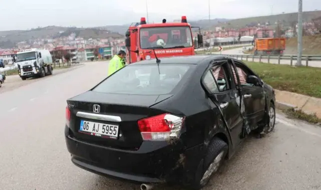 Samsun'da trafik kazası: 3 yaralı