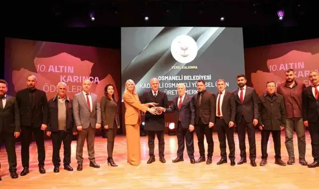 "Kadın Eli Osman Eli Yöresel Ürün Üretim Merkezi" projesi ödüle layık görüldü