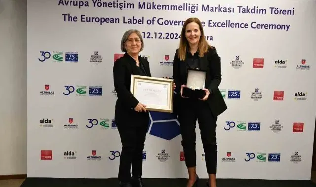 Adana Büyükşehir Belediyesi, Avrupa Yönetişim Mükemmelliği Markası Ödülü'ne layık görüldü.