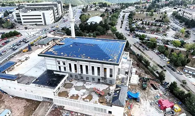 "Umuttepe Camii ve Otopark Projesi" gün sayıyor: Yüzde 90'ı tamamlandı