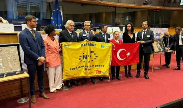 Kayseri Büyükşehir'e Avrupa'dan 'Altın Bayrak' ödülü