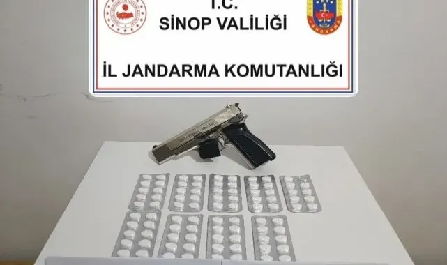 Sinop'ta uyuşturucu ve silah kaçakçılığı operasyonu: 4 gözaltı