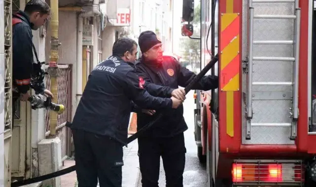 Sakarya'da şehir merkezinde korkutan yangın