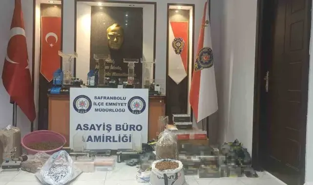 Karabük'te kaçak tütün operasyonu