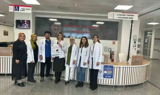 Kula Devlet Hastanesi'nde diyabet okulu açıldı