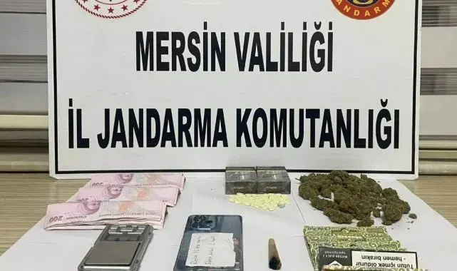 Mersin'de 5 kişi çok miktarda uyuşturucu ile yakalandı