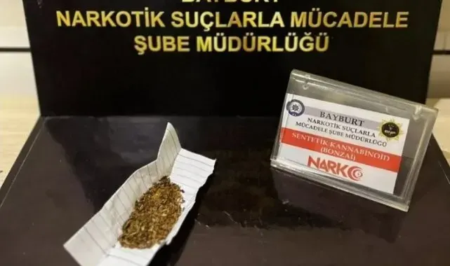 Bayburt'ta bir miktar bonzai ele geçirildi