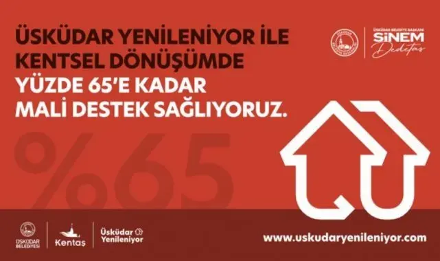 Üsküdar Belediyesi'nden evini yenileyenlere destek