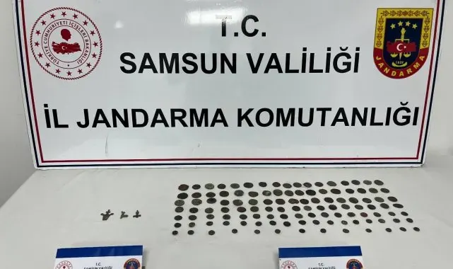 Jandarma 113 adet sikke ele geçirdi