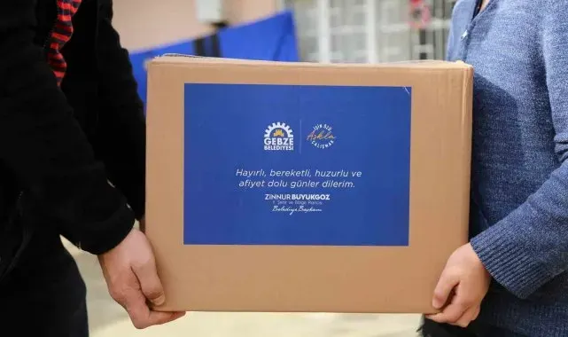 Gebze'de 44 bin kişiye yardım dağıtıldı