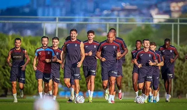 Franculino Dju, Trabzonspor'la ilk antrenmanına çıktı