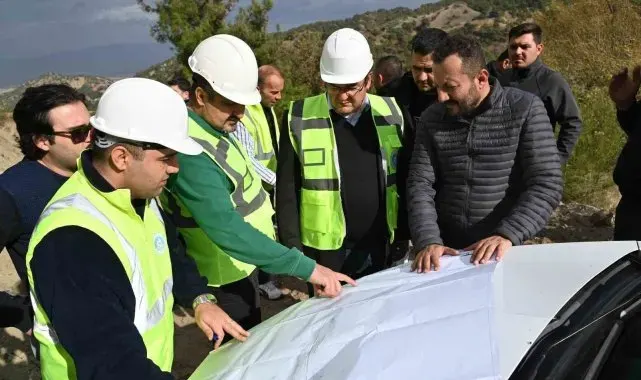 Salihli'nin 91 milyonluk içme suyu projesi incelendi