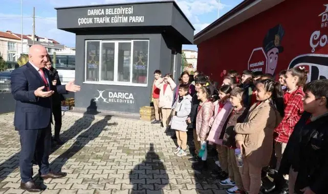 Eğitim ve eğlence Trafik Parkı'nda bir arada